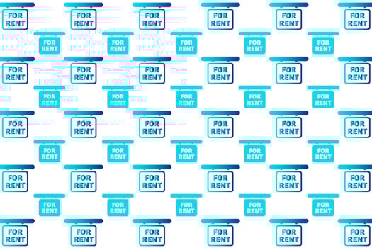 Abstract For Rent Sign Pattern Background vector