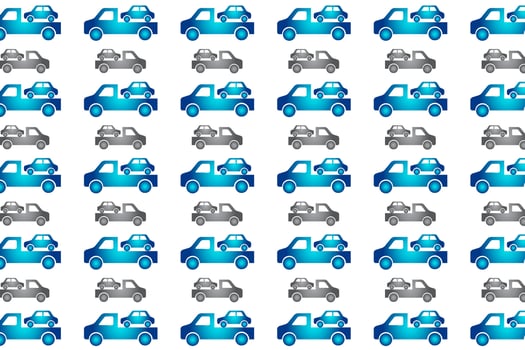 Abstract Truck Holding Car Pattern Background vector