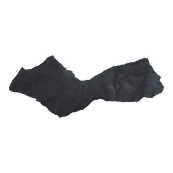 Ornate Ripped Black Paper Cutout png