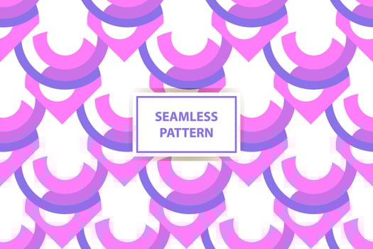 geometric seamless pattern. Abstract geometric texture with pink and purple color. Seamless vector background.