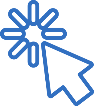 Cursor mouse icon line design, monoline icons. png