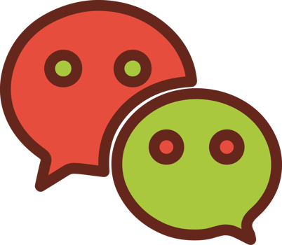 Chat flat icon 3 colors. png