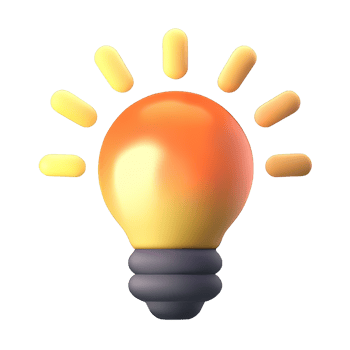 3D Bulb light  icon png