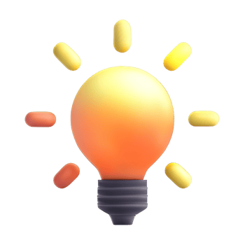 3D Bulb light  icon png