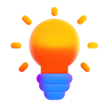 3D Bulb light  icon png
