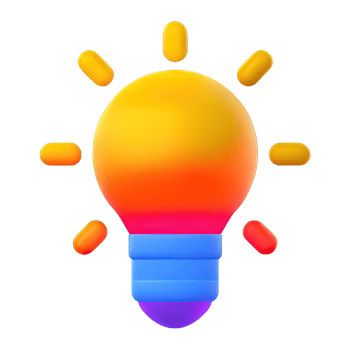 3D Bulb light  icon png