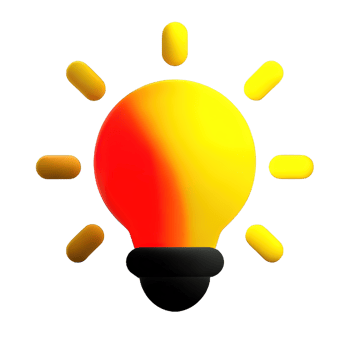 3D Bulb light  icon png