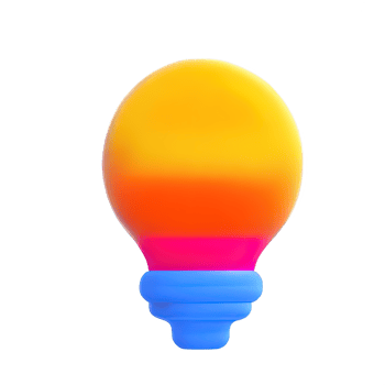 3D Bulb light  icon png