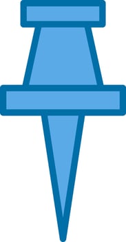 Push pin Vector Icon Design