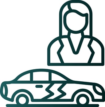 Saleswoman Vector Icon Design