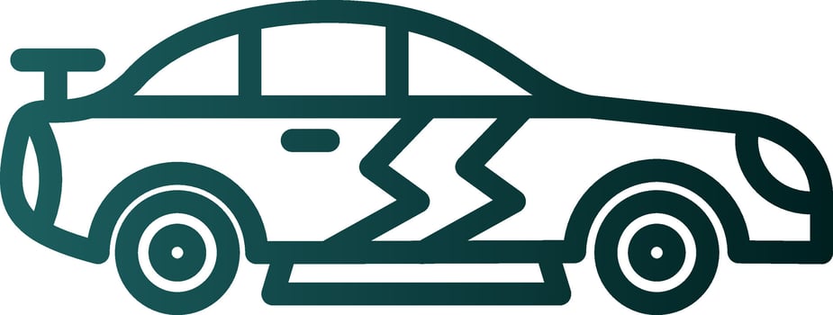 Sport car Vector Icon Design