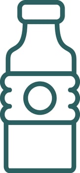 Water bottle Vector Icon Design