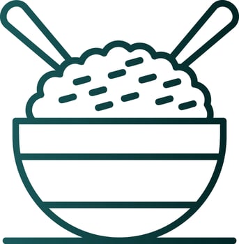 Aromatic rice Vector Icon Design