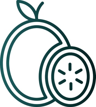 Passion fruit Vector Icon Design