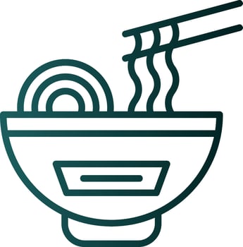 Noodles Vector Icon Design