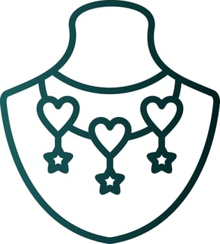 Necklace Vector Icon Design