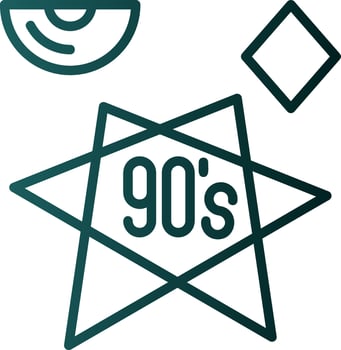 90s Vector Icon Design