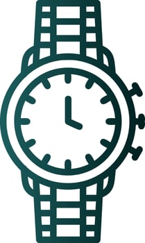 Wristwatch Vector Icon Design