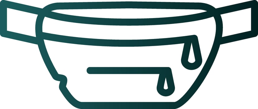 Fanny pack Vector Icon Design