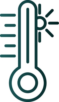 Thermometer Vector Icon Design