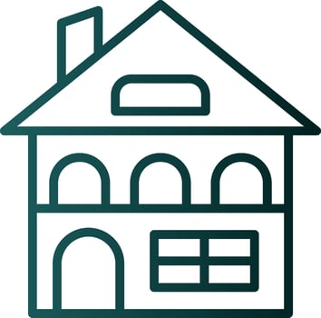 Chalet Vector Icon Design