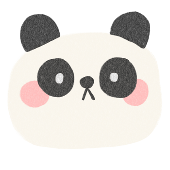 Decorative Animal Panda Hand Drawn Doodle Illustration png