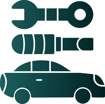 Car maintenance Vector Icon Design