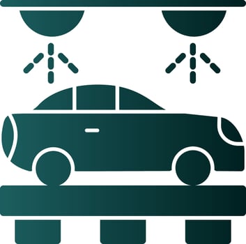 Car wash Vector Icon Design