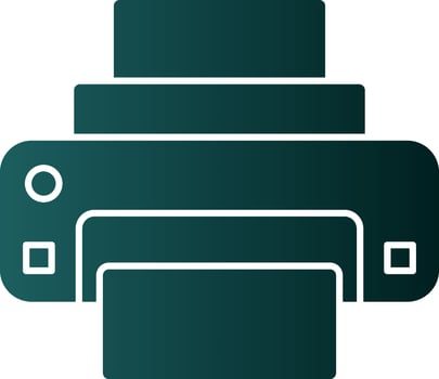 Printer Vector Icon Design