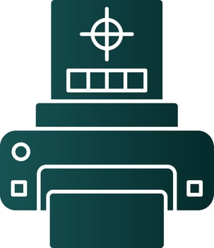 Print test Vector Icon Design