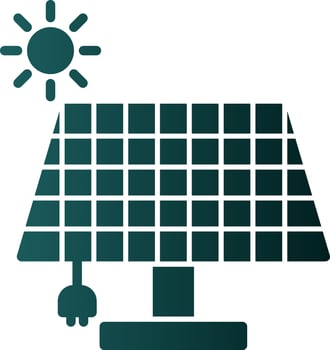 Solar energy Vector Icon Design