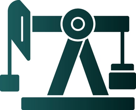 Pump jack Vector Icon Design