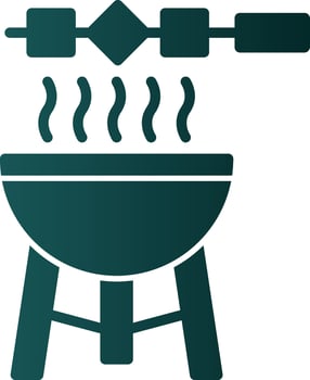 Barbecue Vector Icon Design