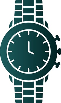 Wristwatch Vector Icon Design
