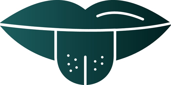 Tongue out Vector Icon Design