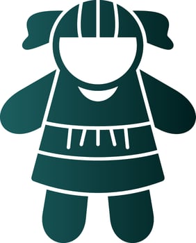 Doll Vector Icon Design