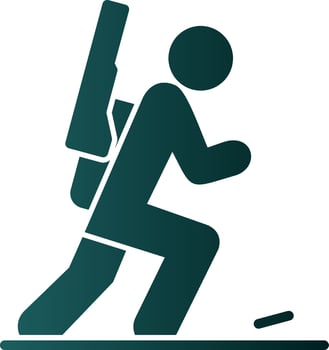 Biathlon Vector Icon Design