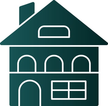 Chalet Vector Icon Design