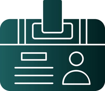 Id card Vector Icon Design