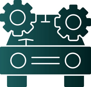 Driverless car Vector Icon Design