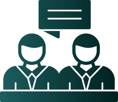 Conversation Vector Icon Design