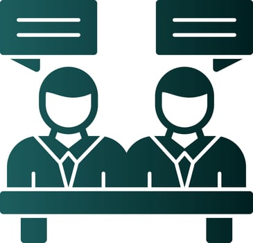 Meeting Vector Icon Design