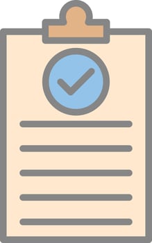 List Vector Icon Design