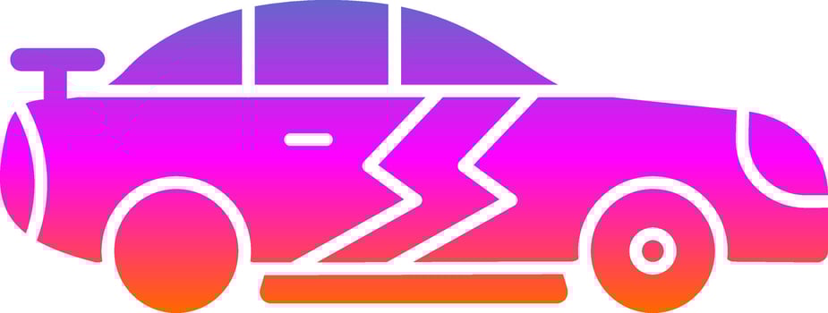 Sport car Vector Icon Design