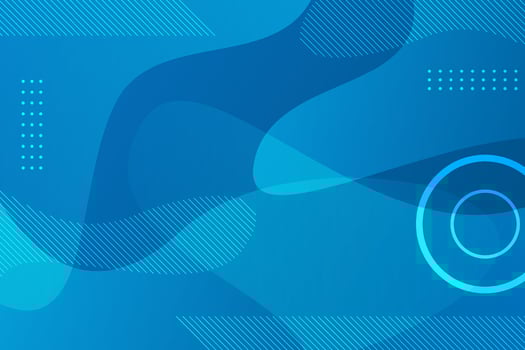 Abstract wavy shape background with geometric shape ornament in flat design vector