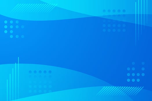 Abstract wavy shape background with geometric shape ornament in flat design vector