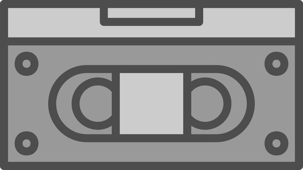 VHS Vector Icon Design