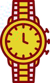 Wristwatch Vector Icon Design
