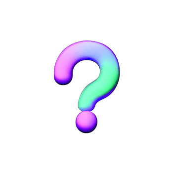 3d question mark icon sign png