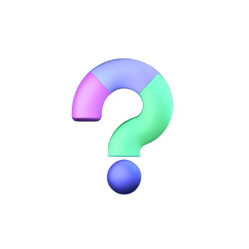 3d question mark icon sign png